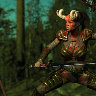 The Horned Woman Warrior