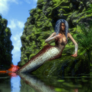 Mermaid in the Cove